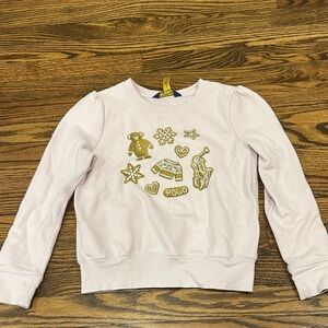Polo by Ralph Lauren Kids Light Pink Sweatshirt with Gold Accents